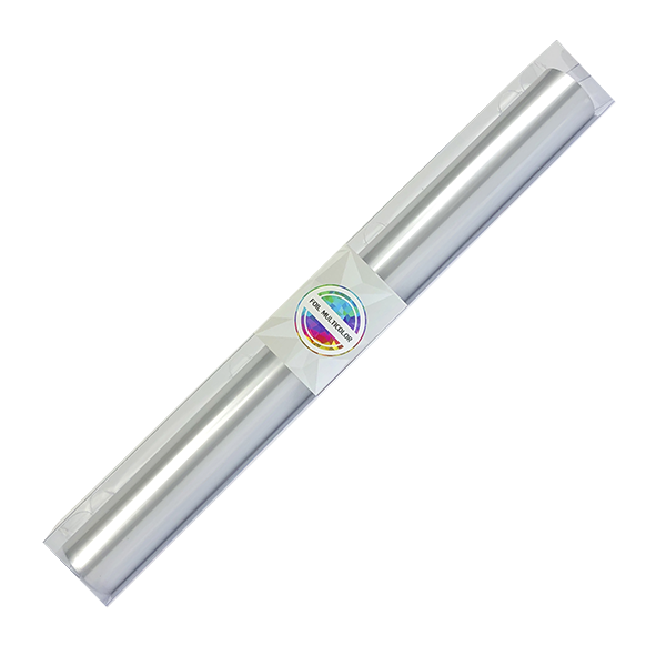 Foil Multicolor Color Plateado Mate 10 Metros