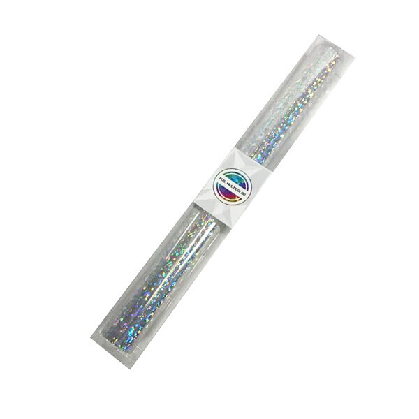 Foil Multicolor Color Plateado Holográfico Donitas 5 Metros