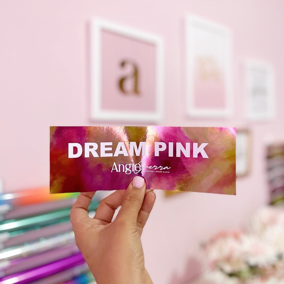 Foil Marca ANGIE GUERRA Color Dream Pink 3 Metros