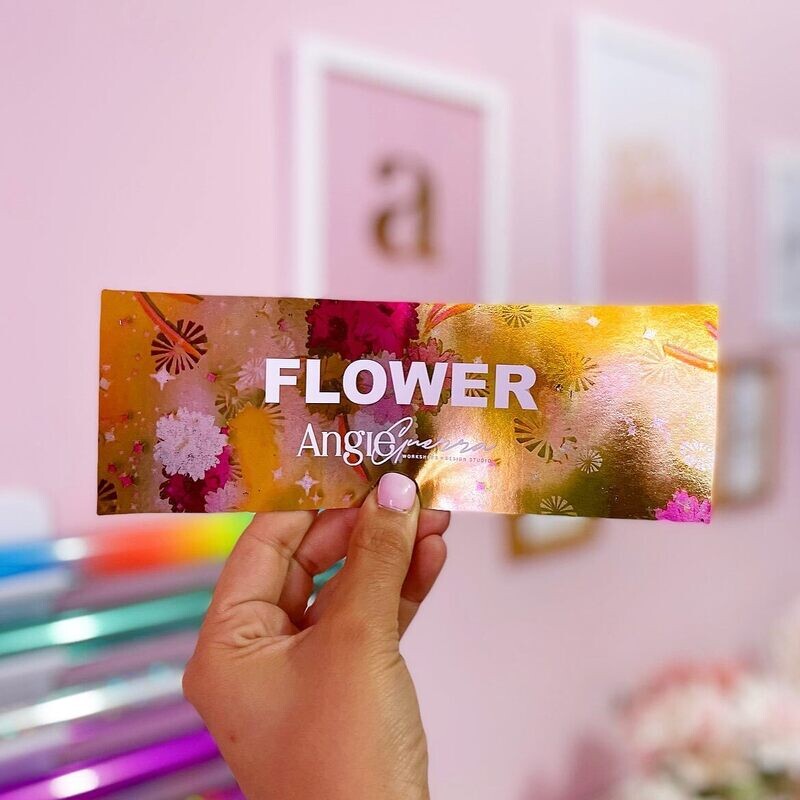 Foil Marca ANGIE GUERRA Color Flower Foil 3 Metros