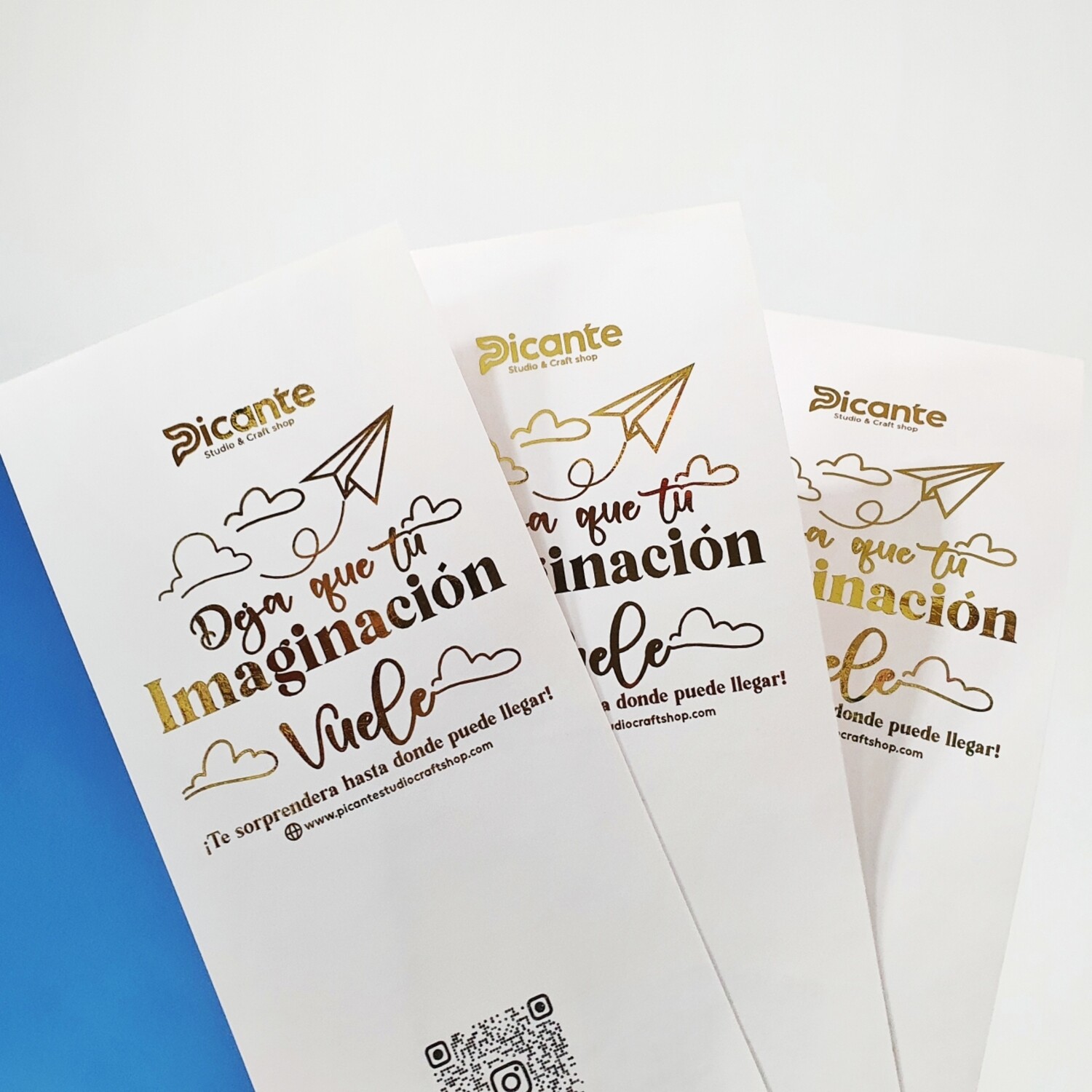 Hojas Papel Adhesivas Blancas