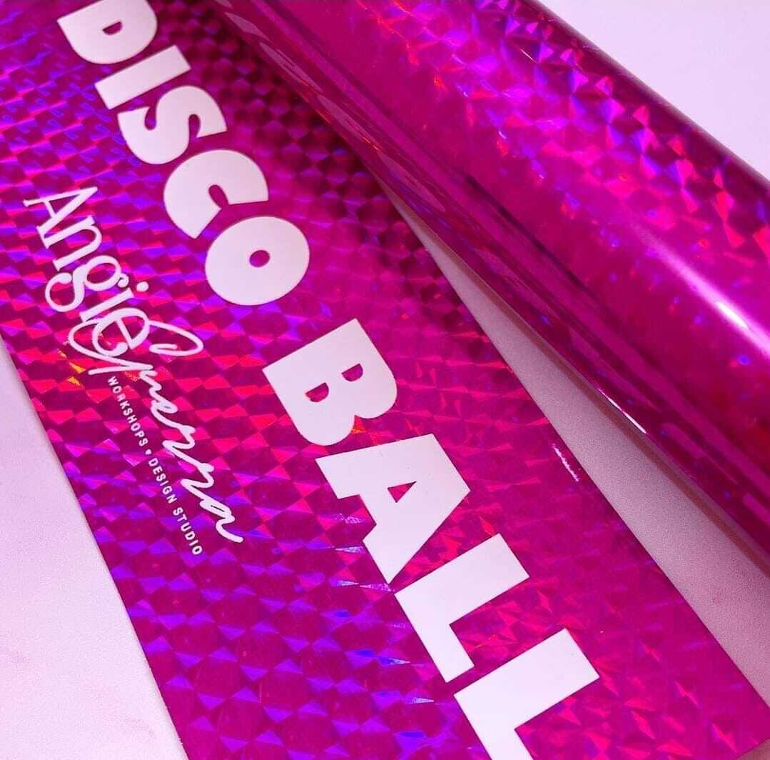 Foil Disco Ball Foil 3 Metros Marca ANGIE GUERRA