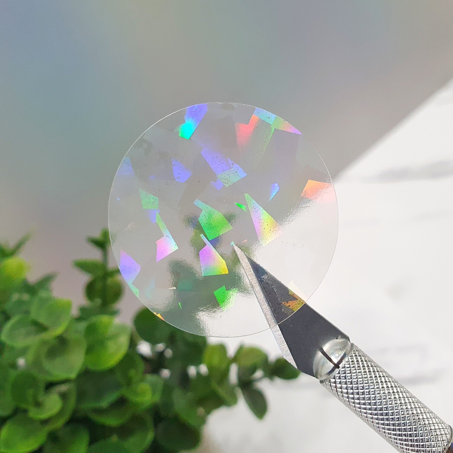 Rollo de Laminado en Frio Holográfico Broken Glass