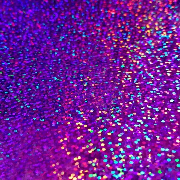Vinil Adhesivo - Holográfico Purple Escarchado