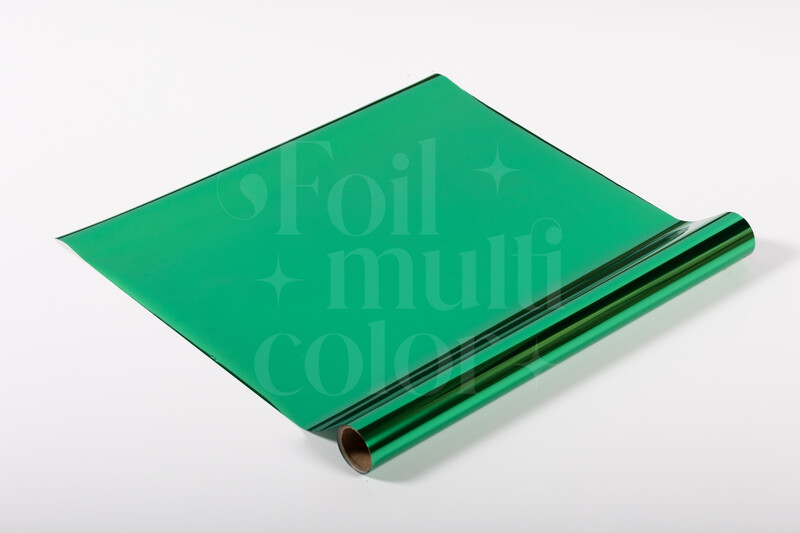 Foil Multicolor Color Verde Oscuro 3 Metros