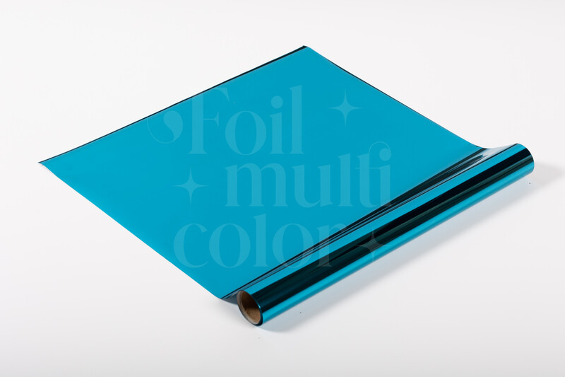 Foil Multicolor  Color Aqua  5 Metros