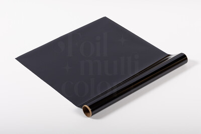 Foil Multicolor Color Negro 10 Metros