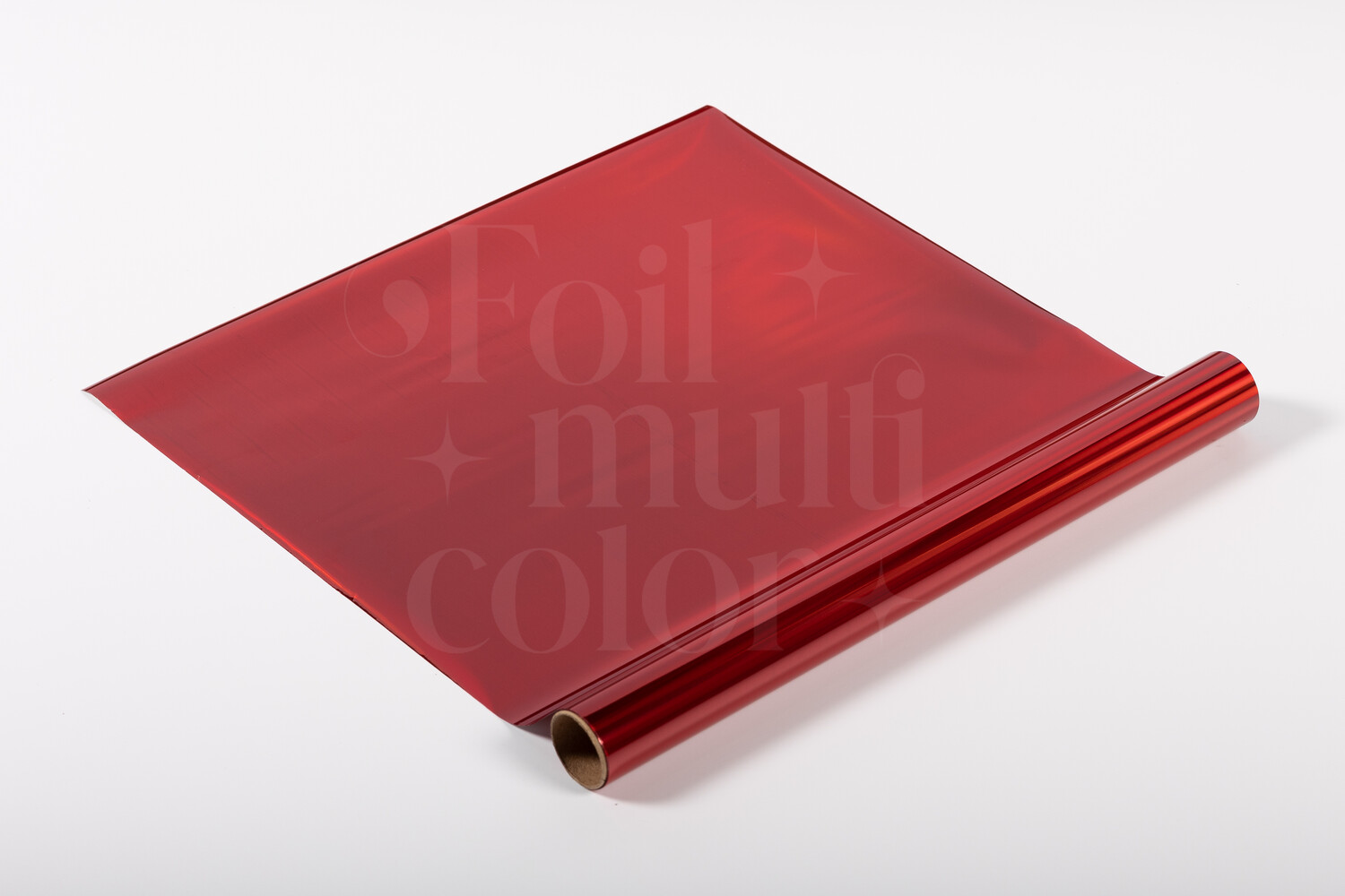 Foil Multicolor Color Rojo Holográfico 10 Metros