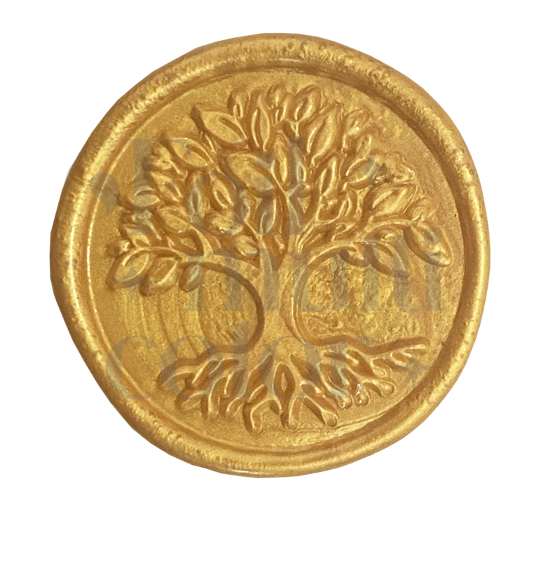 Cera para sellos de lacre color Oro