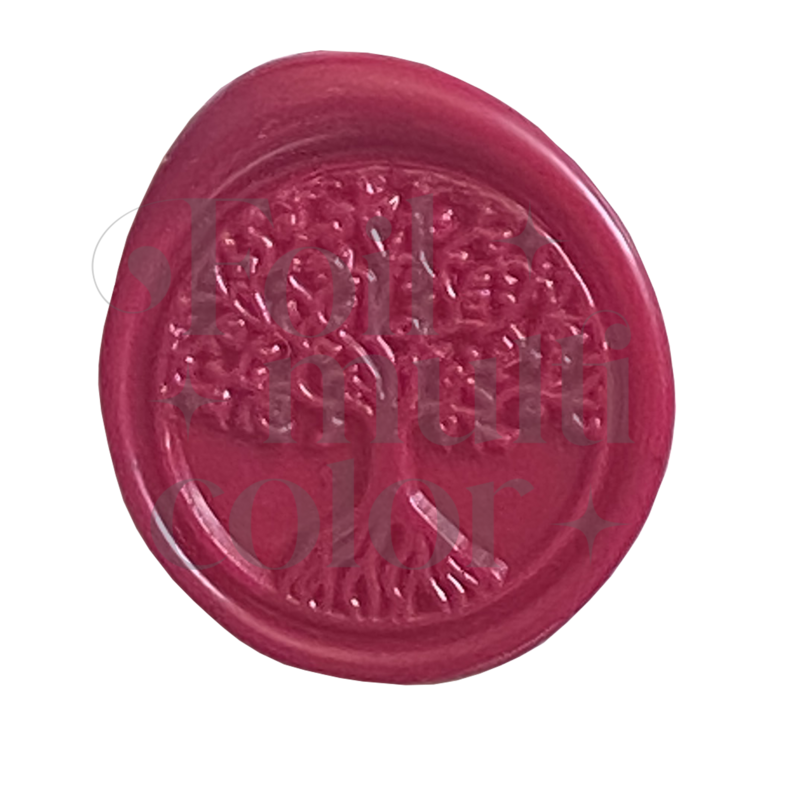 Cera para sellos de lacre color Cereza