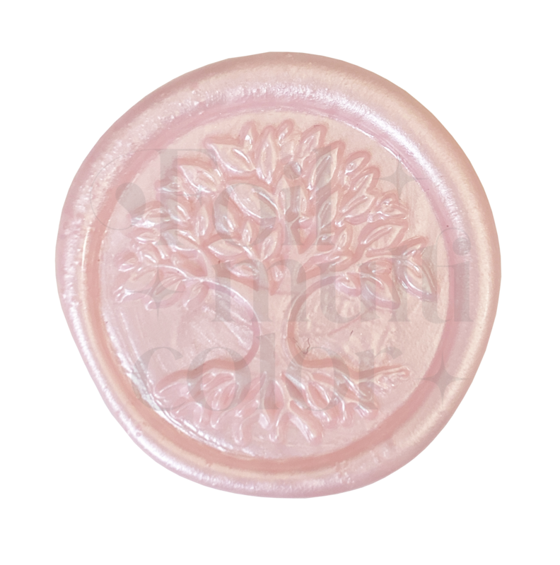 Cera para sellos de lacre color Rosa Perla