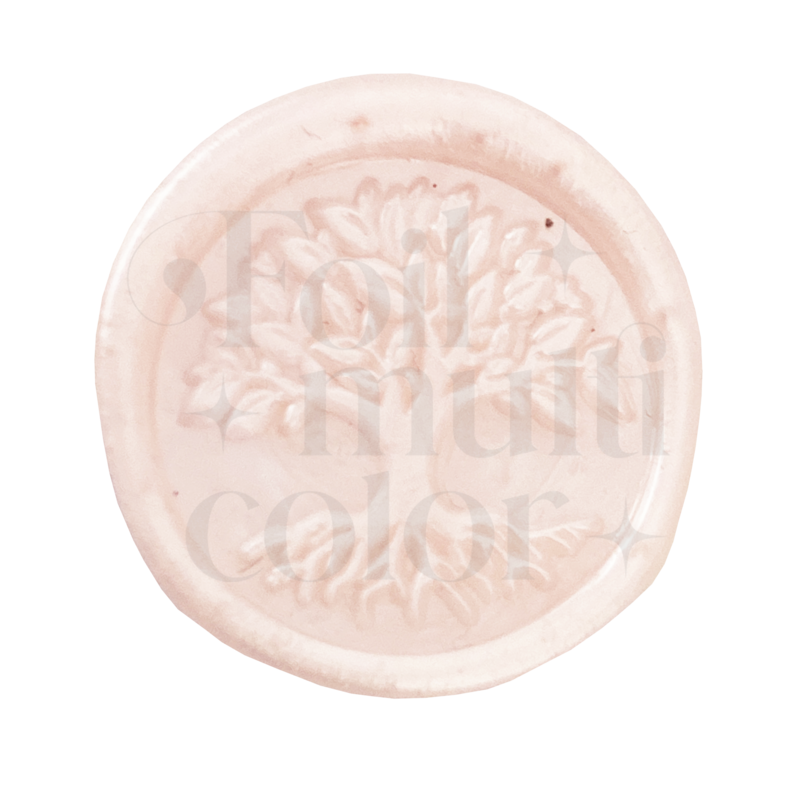 Cera para sellos de lacre color Salmon Claro Perla