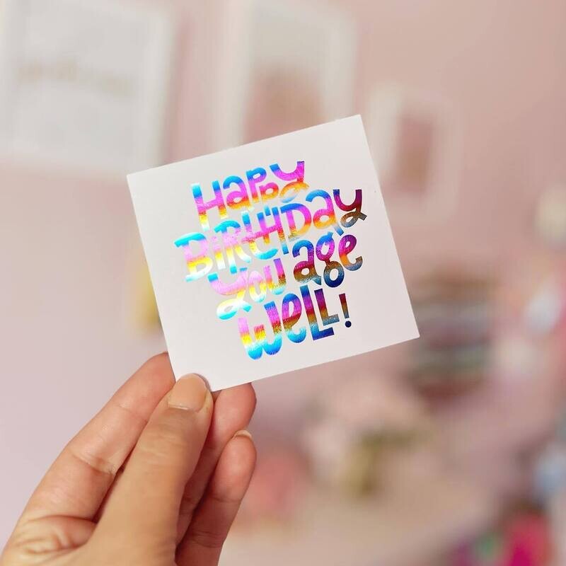 Foil  Crazy Rainbow 3 Metros Marca ANGIE GUERRA