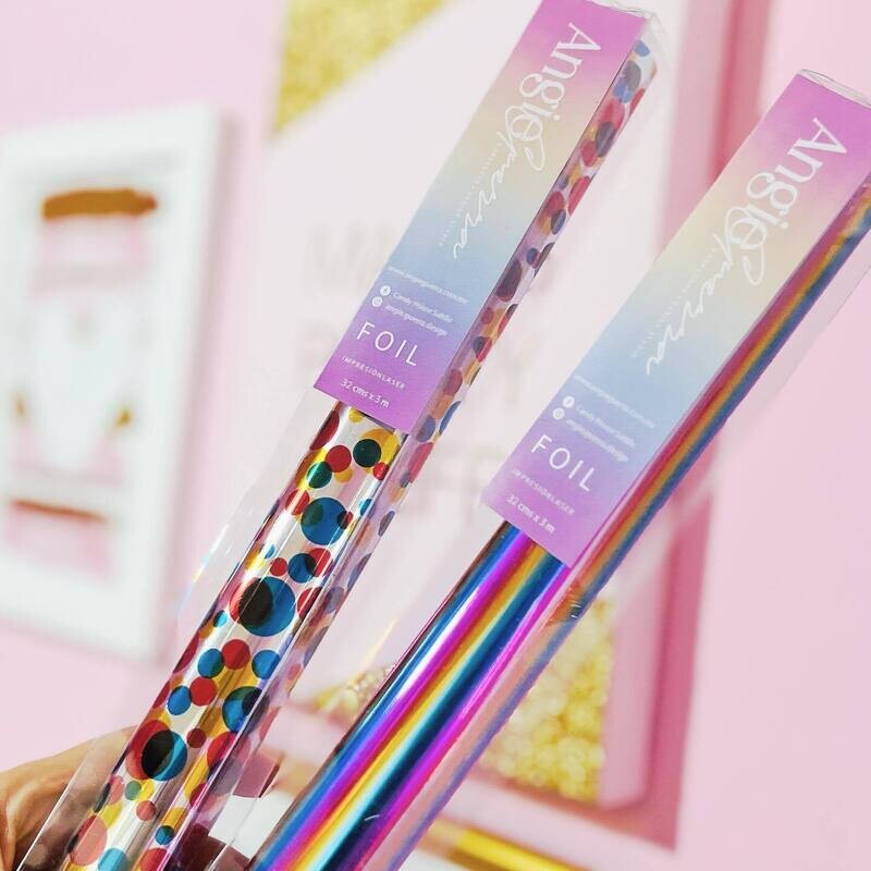 Foil  Crazy Rainbow 3 Metros Marca ANGIE GUERRA