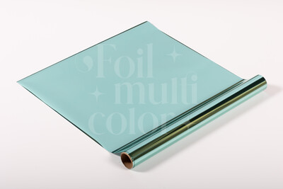 Foil Multicolor Color  Menta 3 Metros