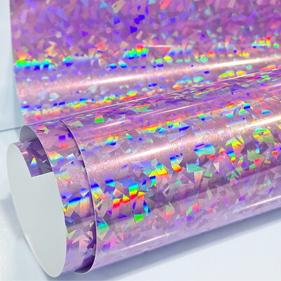 Vinil Adhesivo Vidrio Roto Violet