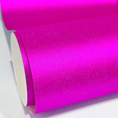 Vinil Adhesivo Glitter Texture Rose Pink