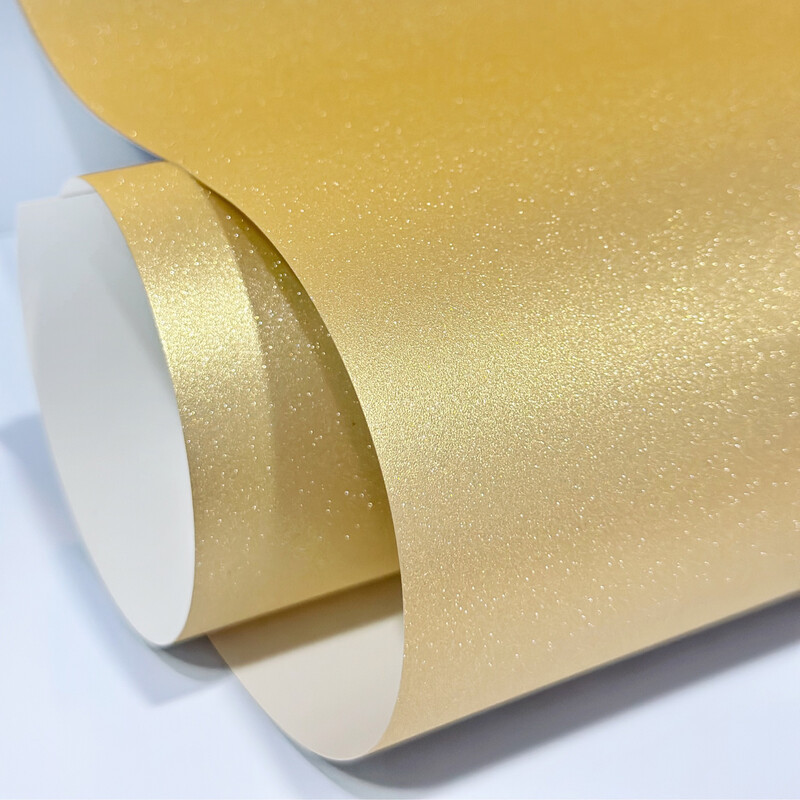 Vinil Adhesivo Glitter Texture Gold