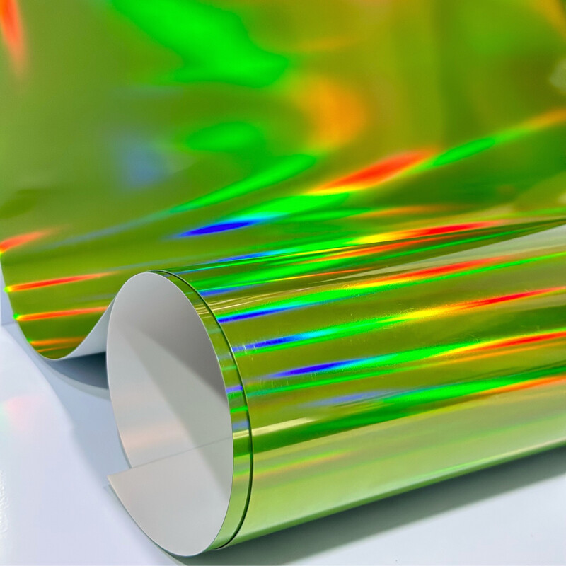 Vinil Textil Verde Holográfico