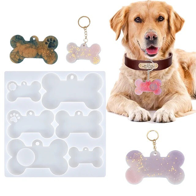 Molde de Silicón para Placas de perro