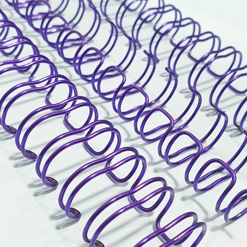 Arillo Metalico Purpura 5/8&quot; (Paq. 2 Unidades)