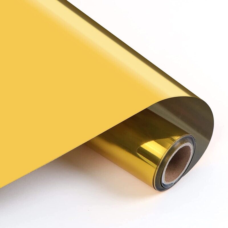 Vinil Textil Dorado Espejo
