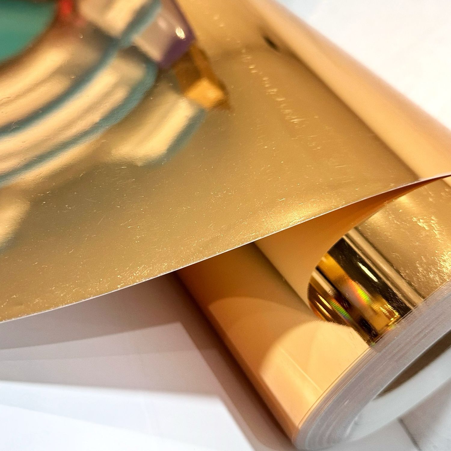 Vinil Adhesivo Chrome Dorado Champagne