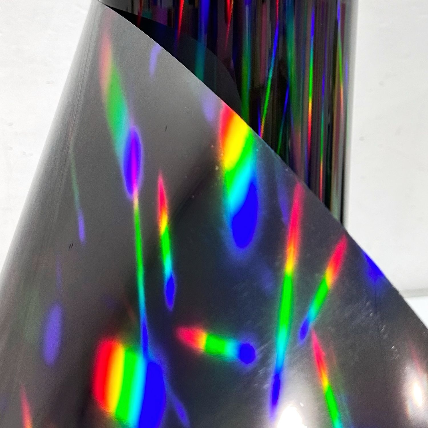 Vinil Adhesivo Grey Dark Holográfico