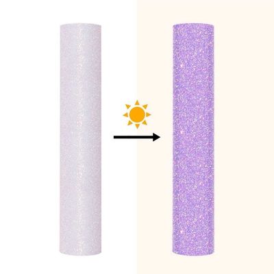 Vinil Textil Glitter Magic Sun Lilac