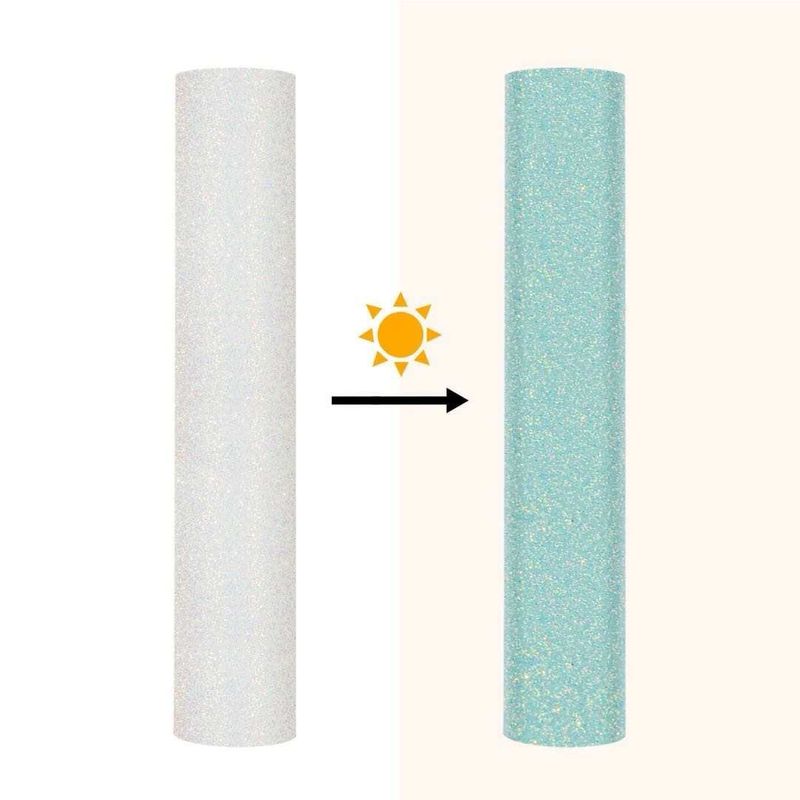 Vinil Textil Glitter Magic Sun Mint Blue