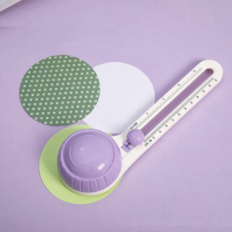 Guillotina de Circulos ajustable color Lila