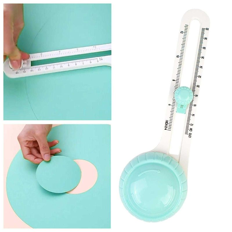 Guillotina de Circulos ajustable color Menta