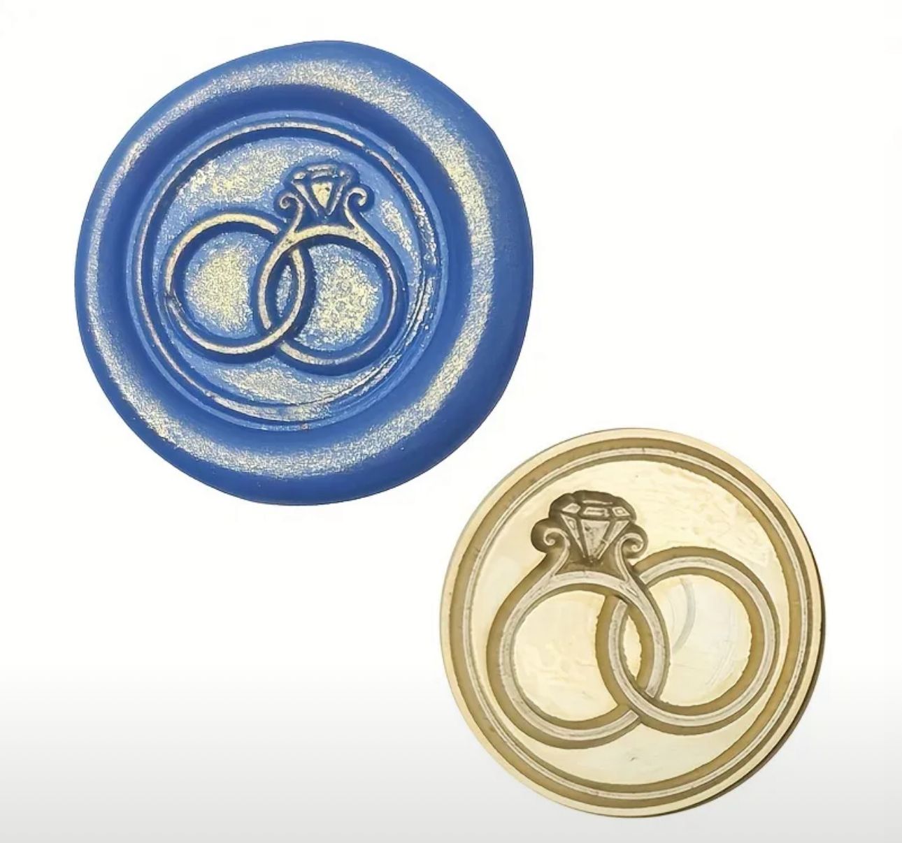 Cabezal con Mango para sellos Diseño Anillos