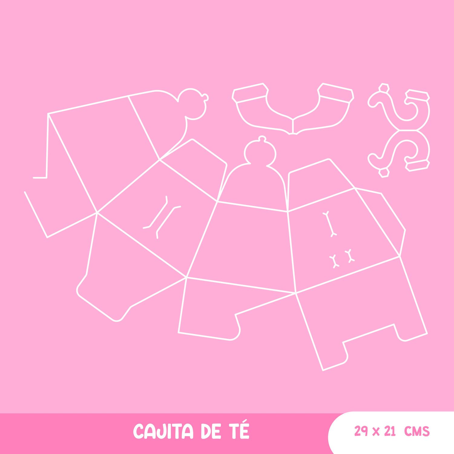 Troquel Cajita de Té