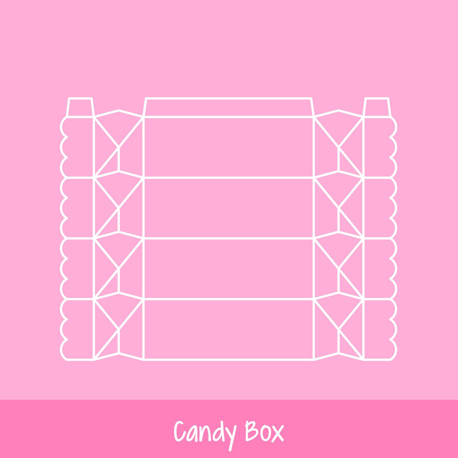 Troquel Candy Box