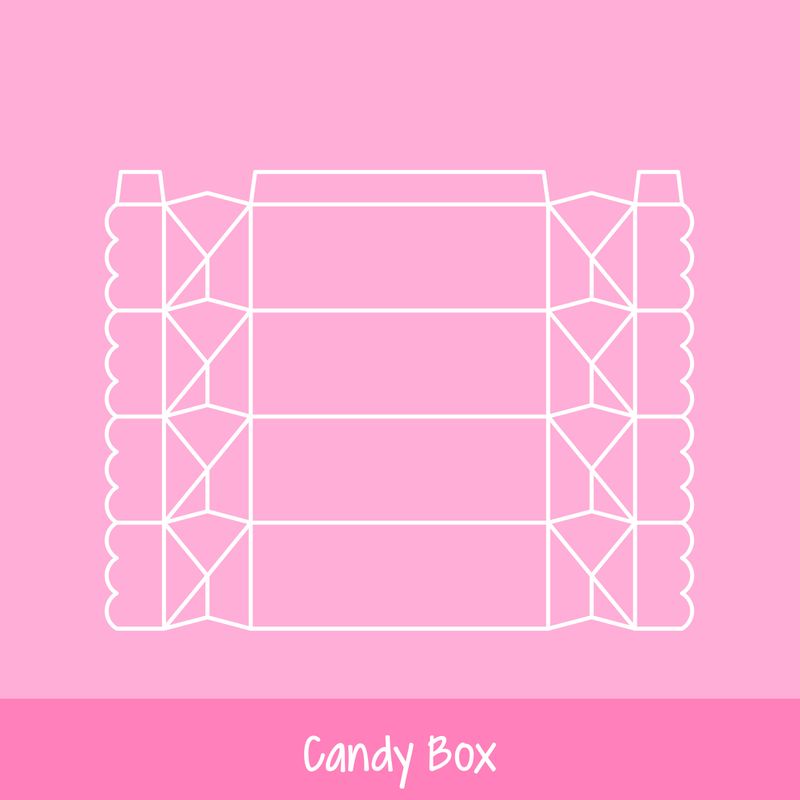 Troquel Candy Box