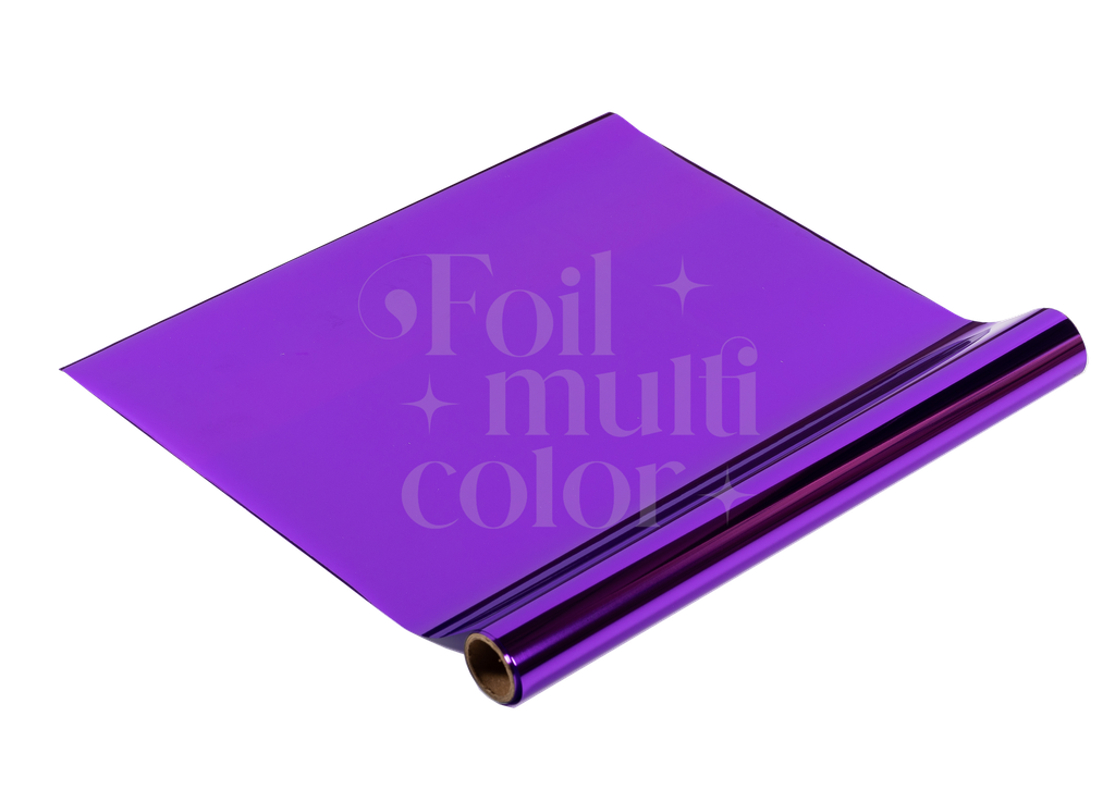 Foil Multicolor Color Morado 3 Metros