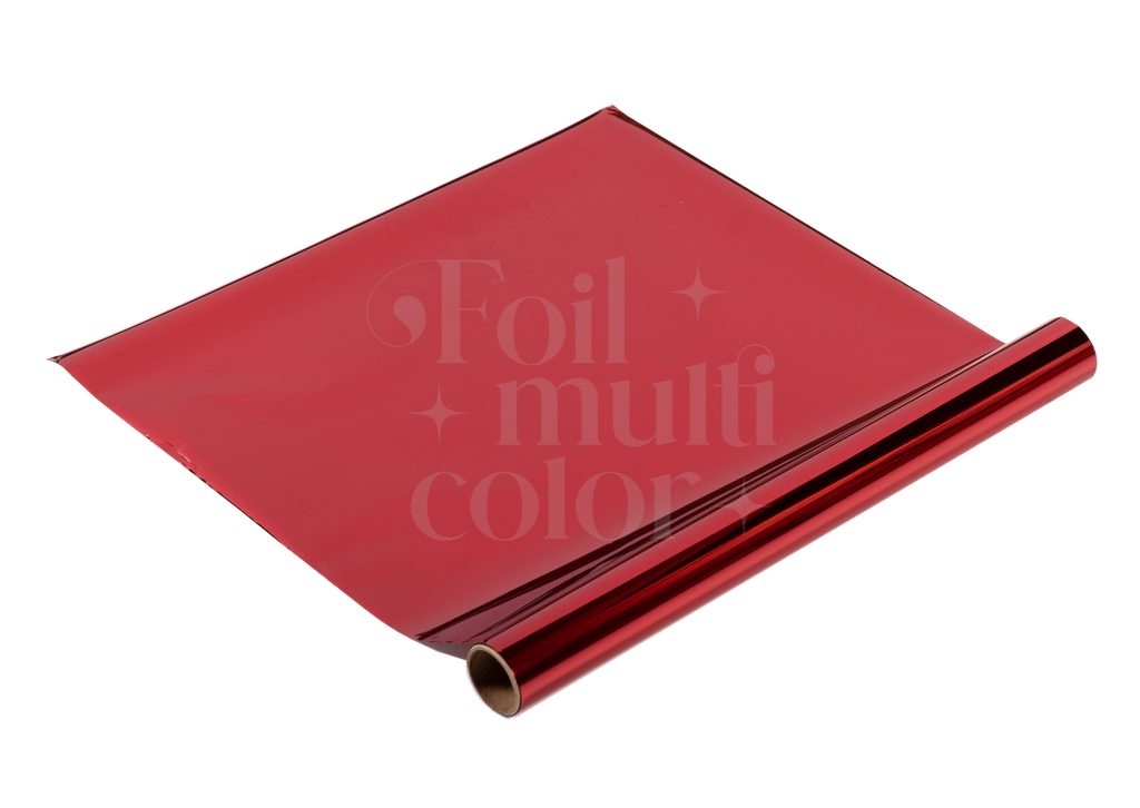 Foil Multicolor Color Rojo 3 Metros