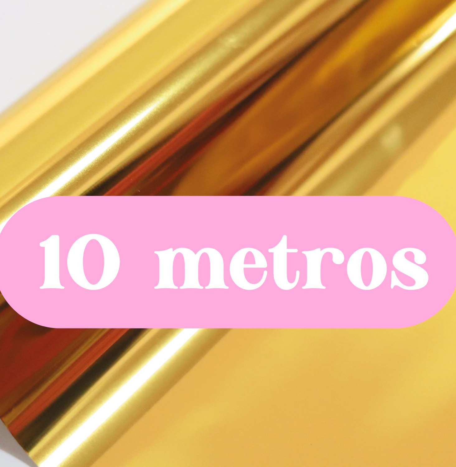 Foil   Dorado 10 Metros Marca ANGIE GUERRA
