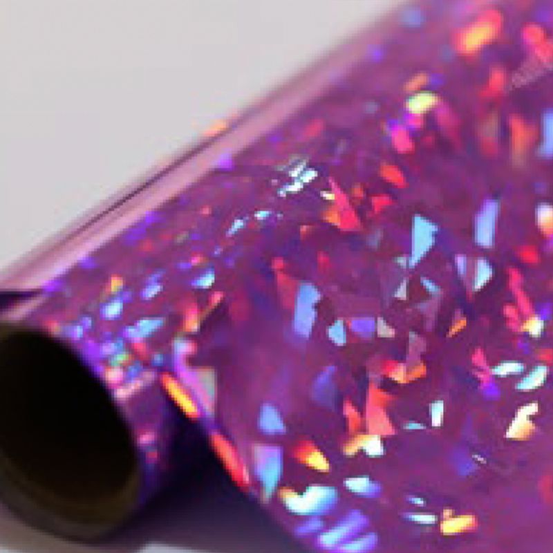 Foil Purple Vidrio Roto