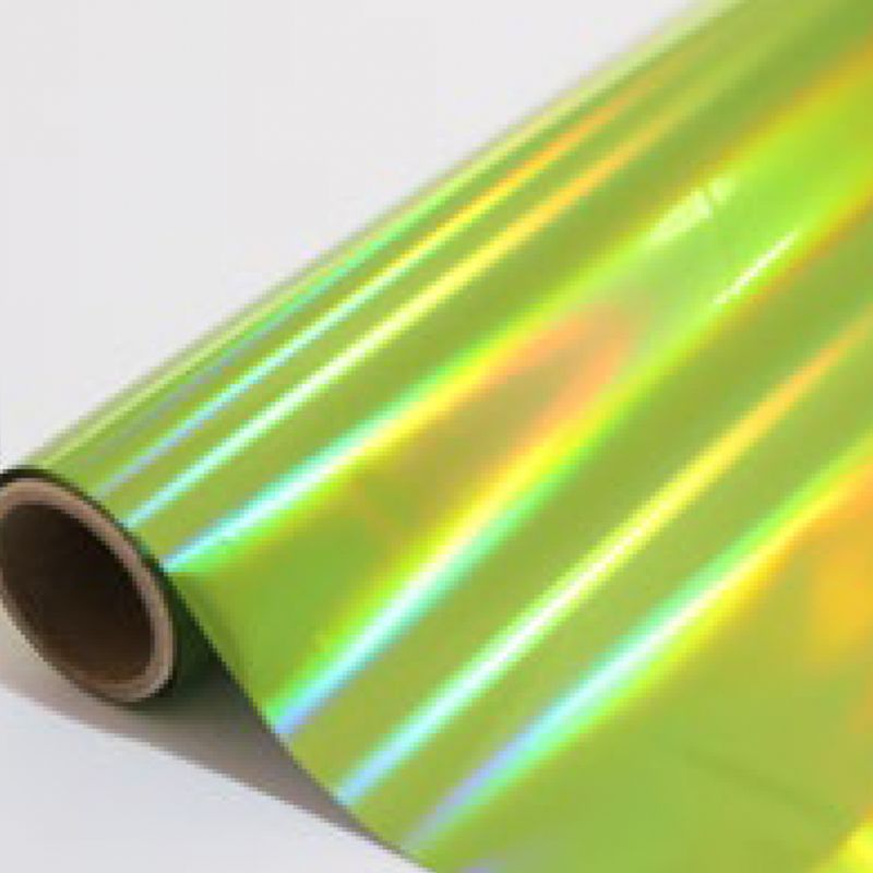 Foil Verde Limón Holográfico Marca Angie Guerra