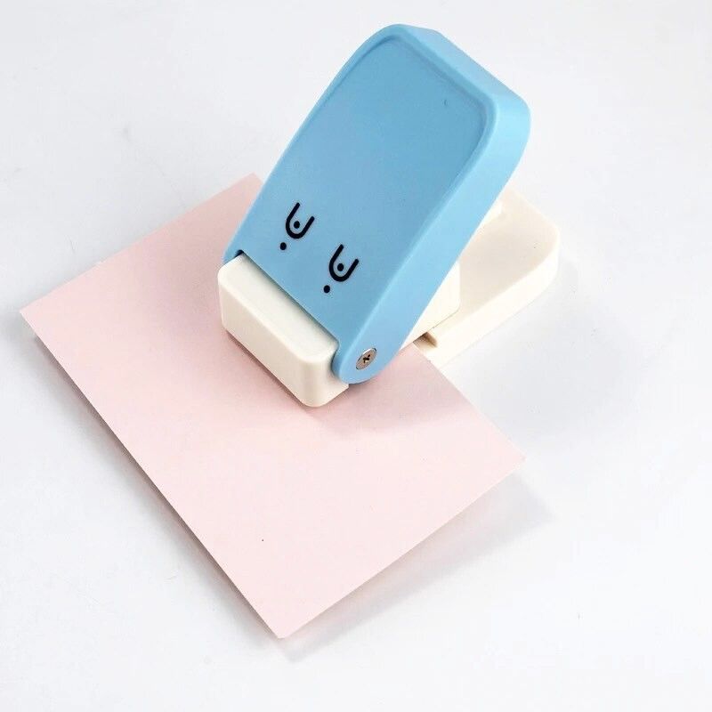 Card Punch Diseño para aretes Celeste