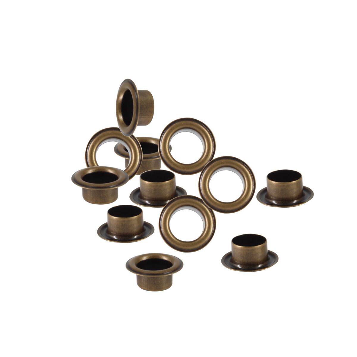 Eyelets Bronce con arandelas 50 Psz