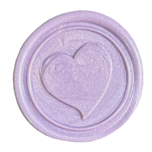 Cera para sellos de lacre color Lila Glitter
