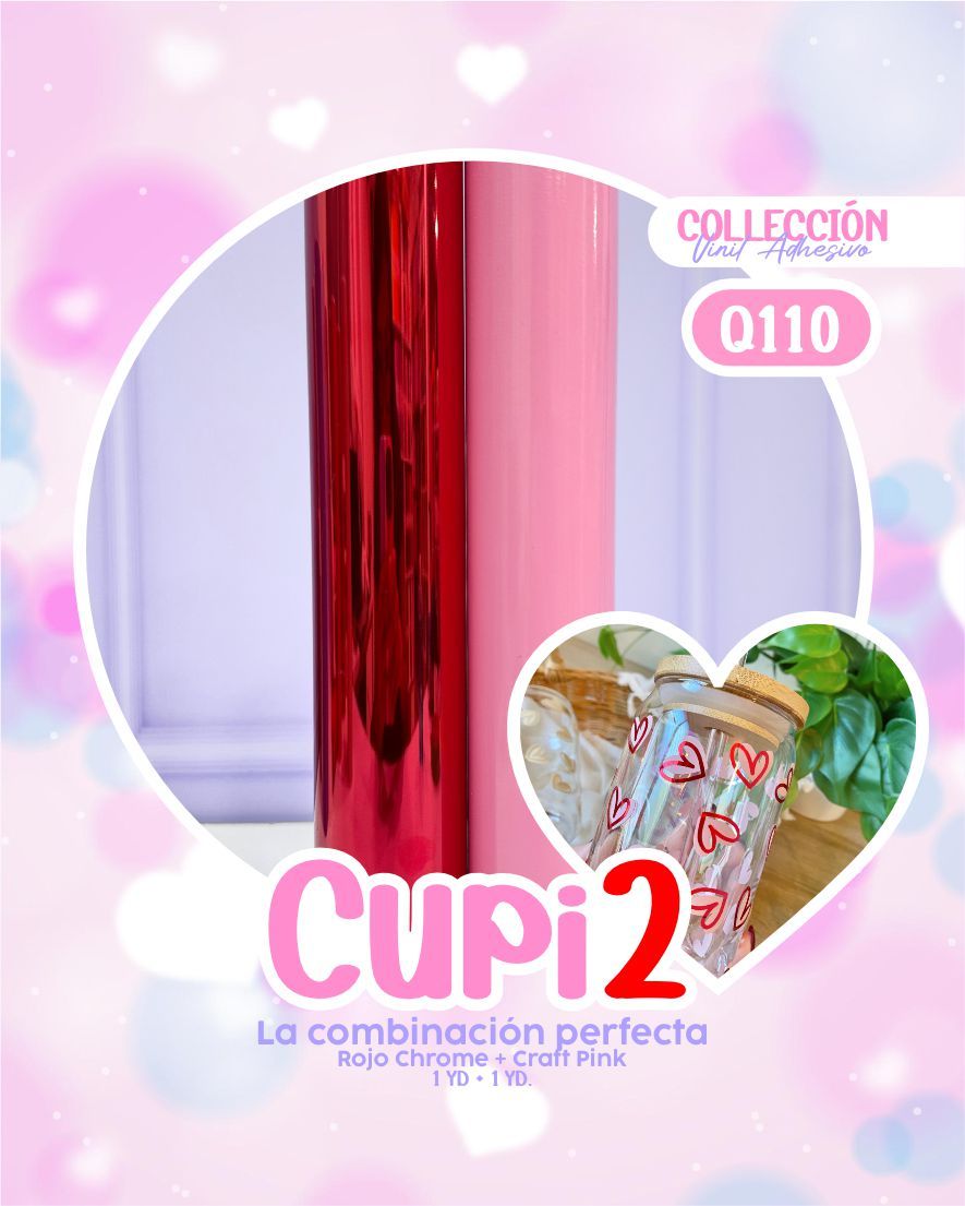 Colección CUPI2 Craft Pink+ Rojo Chrome