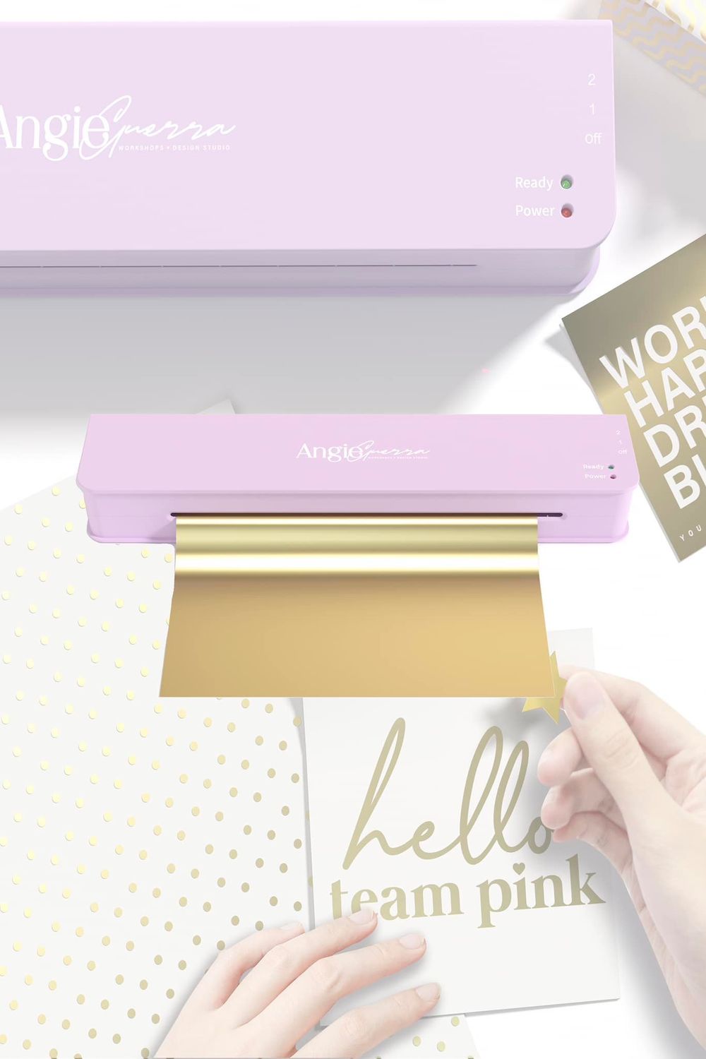 Laminadora team pink lila