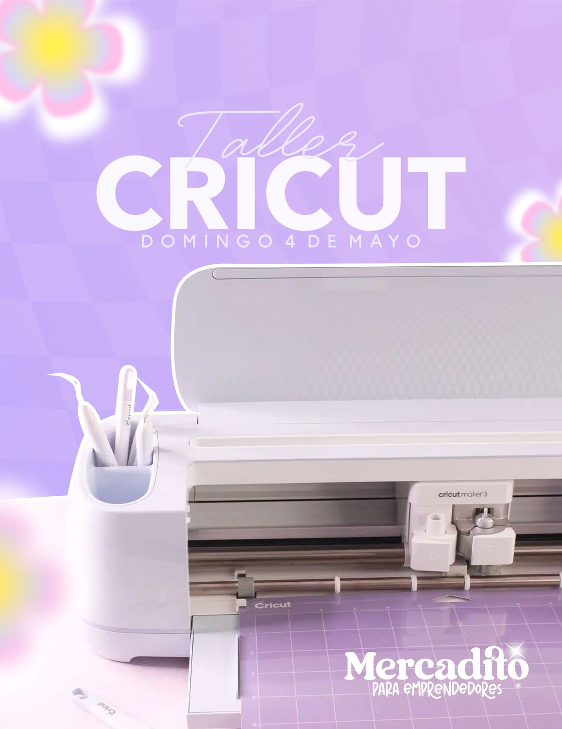 TALLER DEMOSTRATIVO CRICUT /MERCADITO PARA EMPRENDEDORES