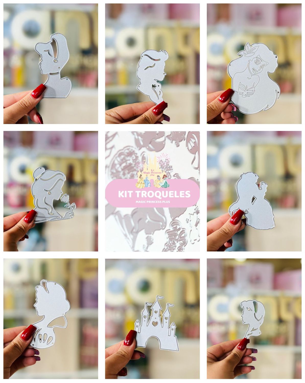 Kit de 26 Troqueles Magic Princess Metal