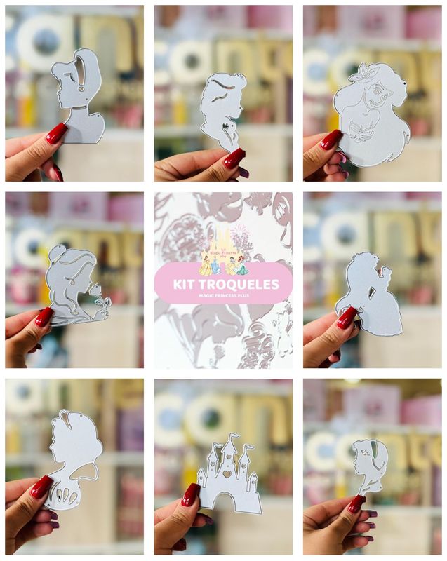 Kit de 26 Troqueles Magic Princess Metal