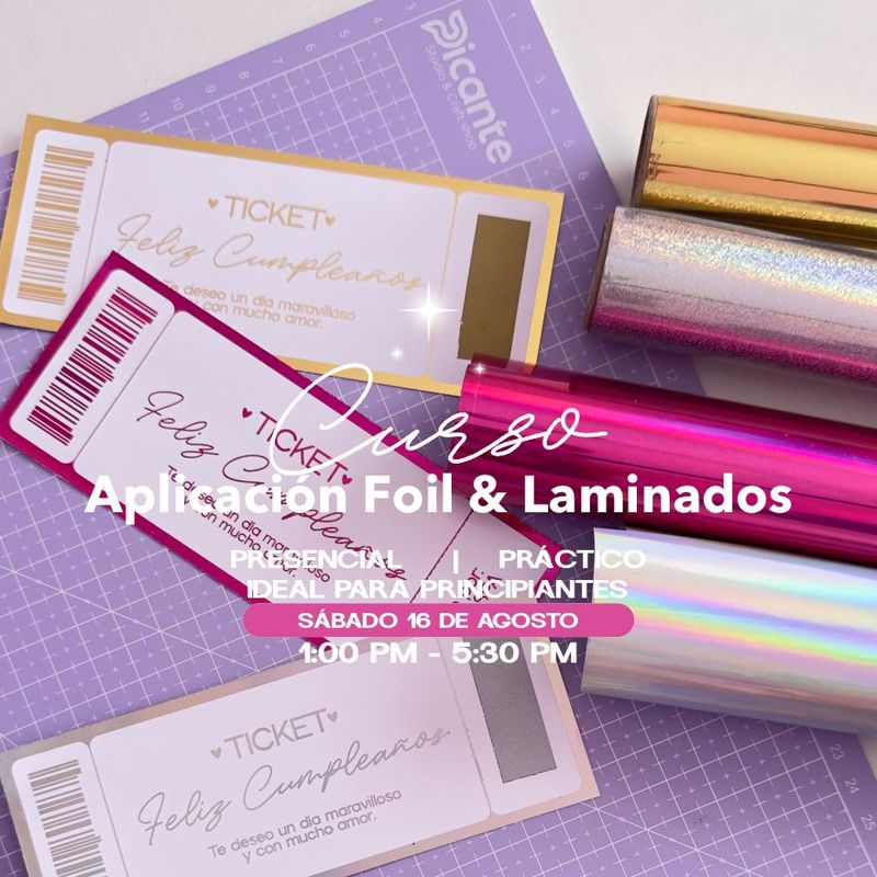 Curso Aplicación Foil &amp; laminados